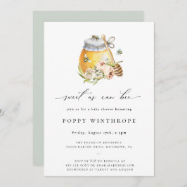 Zoet als Baby shower Kaart