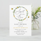 Zoet als Baby shower Kaart (Staand voorkant)