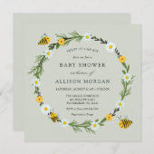 Zoet als Baby shower Kaart (Voorkant / Achterkant)