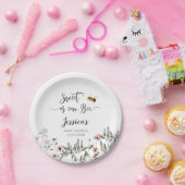 Zoet als Baby shower Papieren Bordje (Feest)