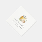 Zoet als Baby shower Servet (Hoek)