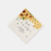 Zoet als Baby shower Servet (Hoek)