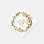 Zoet als Baby shower Servet (Hoek)