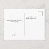 Zoet als Baby shower Uitnodiging Briefkaart (Achterkant)