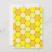 Zoet als baby shower-uitnodiging kaart (Achterkant)