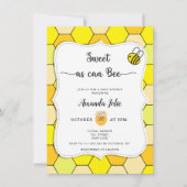 Zoet als baby shower-uitnodiging kaart (Voorkant)