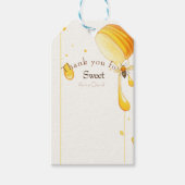 Zoet als baby shower van bijen cadeaulabel (Voorkant)