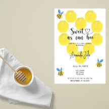 Zoet als baby shower van bijen