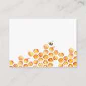 Zoet als Baby shower van bumblebee | Advieskaart (Achterkant)