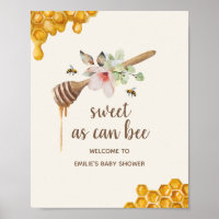 Zoet als Baby shower van honingbonen