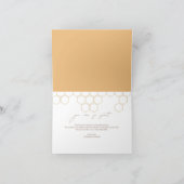 Zoet als bei | Elegant Floral Spring Bedankkaart (Binnen)