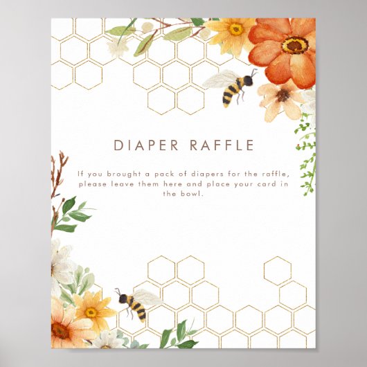 Zoet als bei | Poster "Floral Spring Raffle" (Voorkant)