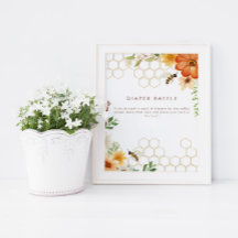 Zoet als bei | Poster "Floral Spring Raffle"