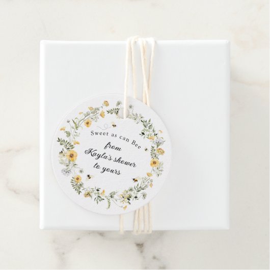 Zoet als beiensoorten bedankjes labels (In situ)