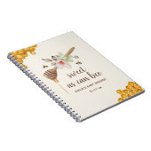 Zoet als Bene Floral Honey Baby shower Guest Notitieboek (Rechterzijde)