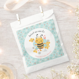 Zoet als Can Bee Baby Girl Baby shower Bedankzakje