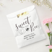 Zoet als Can Bee Baby shower Bedankzakje (Gezegeld)