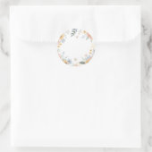 Zoet als Can Bee Baby shower Ronde Sticker (Tas)