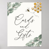Zoet als "Can Bee Eucalyptus Kaarten and Gifts Pos Poster (Voorkant)