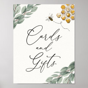 Zoet als "Can Bee Eucalyptus Kaarten and Gifts Pos Poster