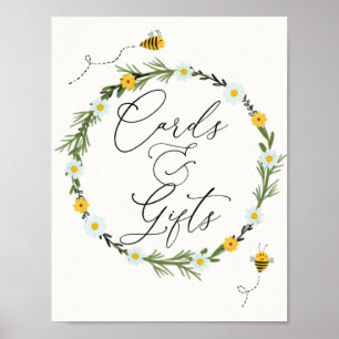 Zoet als Can Bee Kaart and Gifts Poster