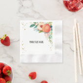 Zoet als een Baby shower van peach Napkins Servet (Insitu)