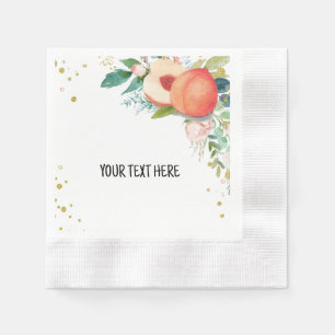 Zoet als een Baby shower van peach Napkins Servet