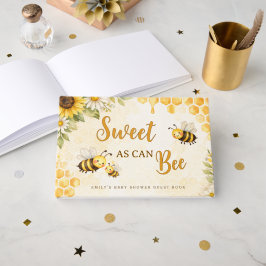 Zoet als een Bij Baby Shower Gastboek Gastenboek