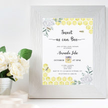 Zoet als een bij kan zijn baby shower