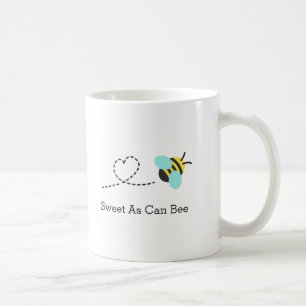 Zoet als een bij kan zijn, knuffelende zoemende bi koffiemok