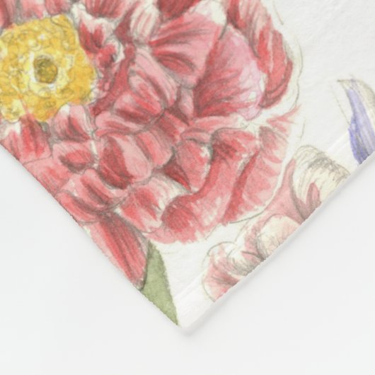 Zoet als een honingbijenvanger fleece deken (Hoek)