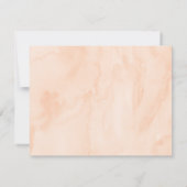 Zoet als een peach Birthday Bedankkaart (Achterkant)