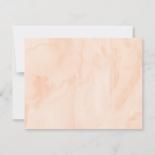 Zoet als een peach Birthday Bedankkaart (Achterkant)