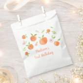 Zoet als een peach Birthday Bedankzakje (Geknipt)