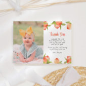 Zoet als een peach Birthday Dank je wel Kaart