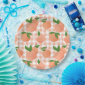 Zoet als een Peach Birthday Papieren Bordje (Feest)