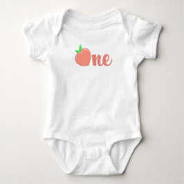 Zoet als een Peach Birthday Romper