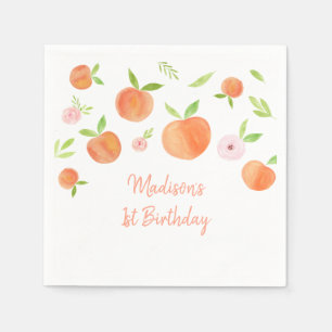 Zoet als een peach Birthday Servet