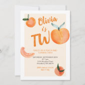 Zoet als een peach draait twee kaart (Voorkant)