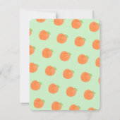 Zoet als een Peach Kids Verjaardag Kaart (Achterkant)