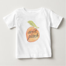 Zoet als een Peach Peuter Shirt