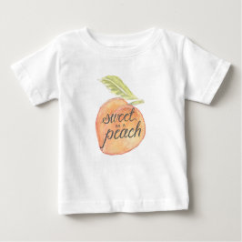 Zoet als een Peach Peuter Shirt