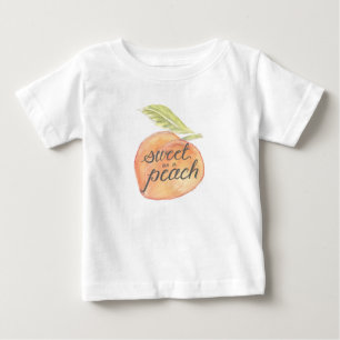 Zoet als een Peach Peuter Shirt