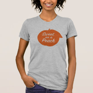Zoet als een peach t-shirt