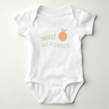 Zoet als een perzik Baby Shirt