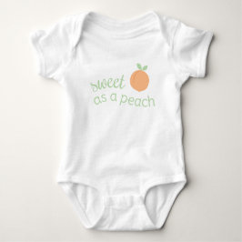 Zoet als een perzik Baby Shirt