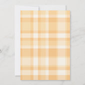 Zoet als een perzik Baby shower Kaart (Achterkant)