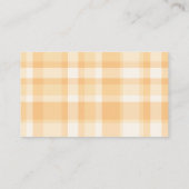 Zoet als een perzik Baby shower register Informatiekaartje (Achterkant)