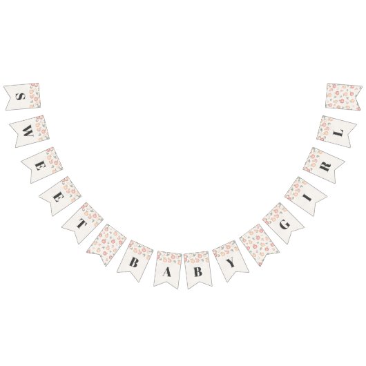 Zoet als een perzik boho baby shower banner (Alle)