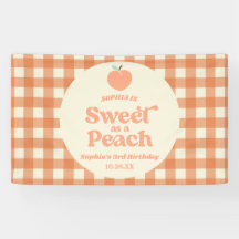 Zoet als een perzik fruit roze Sinaasappel verjaar